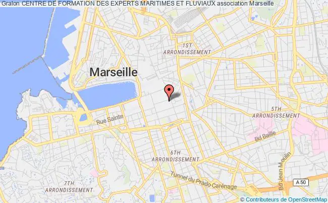 plan association Centre De Formation Des Experts Maritimes Et Fluviaux Marseille 1