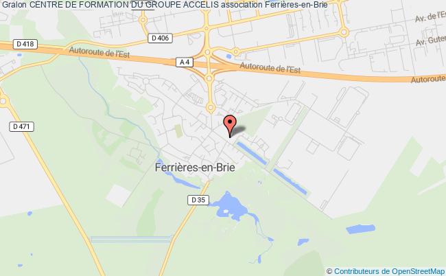 plan association Centre De Formation Du Groupe Accelis Ferrières-en-Brie