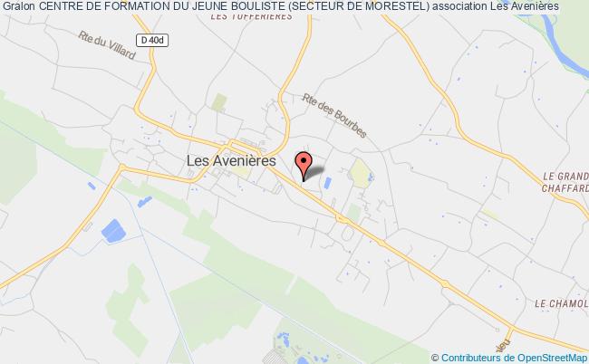 plan association Centre De Formation Du Jeune Bouliste (secteur De Morestel) Les   Avenières
