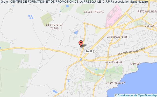 plan association Centre De Formation Et De Promotion De La Presqu'ile (c.f.p.p.) Saint-Nazaire