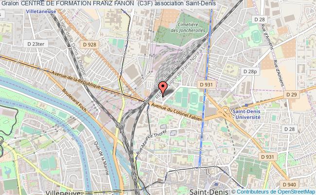 plan association Centre De Formation Franz Fanon  (c3f) Saint-Denis