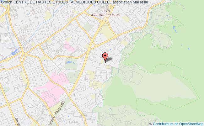 plan association Centre De Hautes Etudes Talmudiques Collel Marseille
