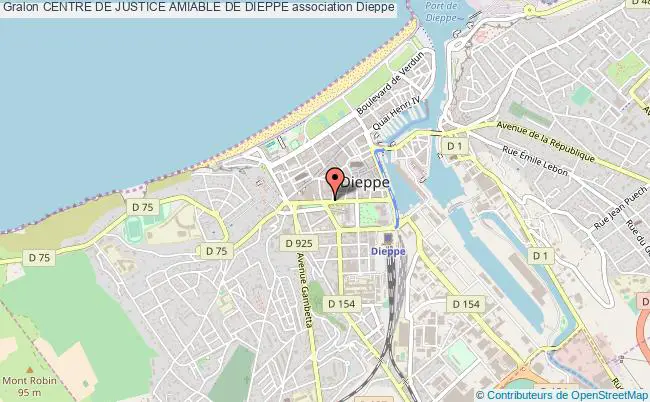 plan association Centre De Justice Amiable De Dieppe Dieppe