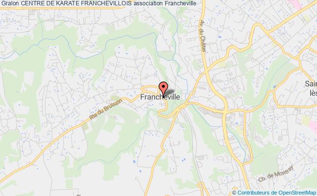plan association Centre De Karate Franchevillois Francheville