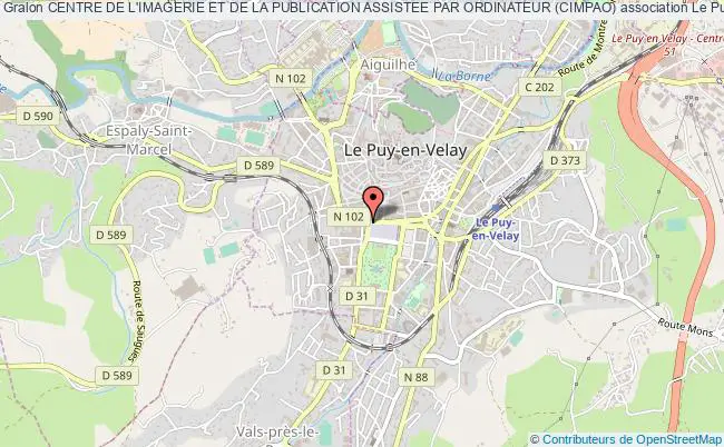plan association Centre De L'imagerie Et De La Publication Assistee Par Ordinateur (cimpao) Le Puy-en-Velay