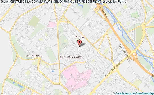 plan association Centre De La CommunautÉ DÉmocratique Kurde De Reims Reims
