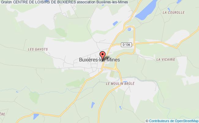 plan association Centre De Loisirs De Buxieres Buxières-les-Mines