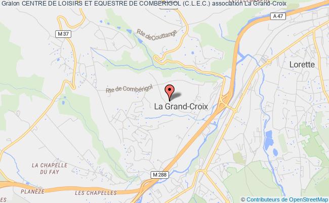 plan association Centre De Loisirs Et Equestre De Comberigol (c.l.e.c.) La Grand-Croix
