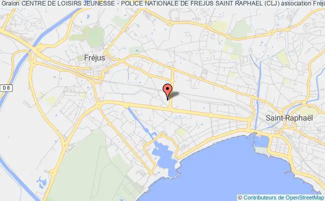 plan association Centre De Loisirs Jeunesse - Police Nationale De Frejus Saint Raphael (clj) Fréjus