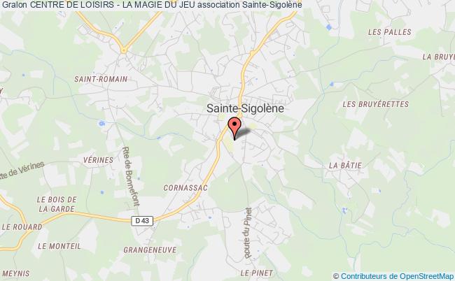 plan association Centre De Loisirs - La Magie Du Jeu Sainte-Sigolène