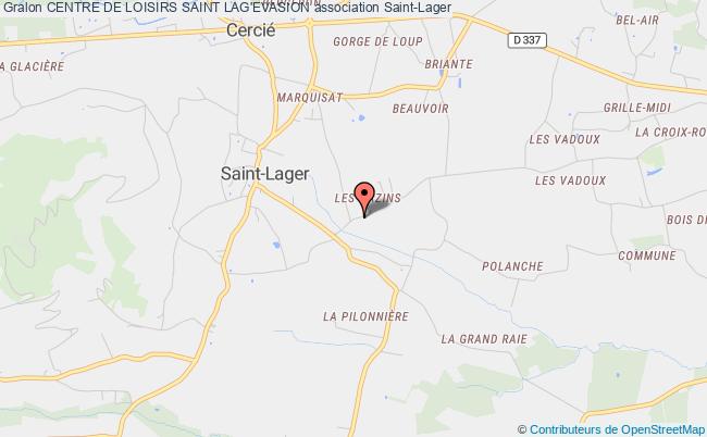 plan association Centre De Loisirs Saint Lag'evasion Saint-Lager