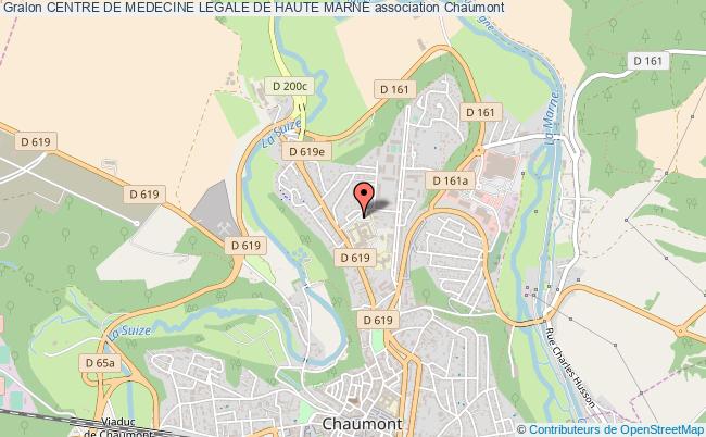 plan association Centre De Medecine Legale De Haute Marne Chaumont
