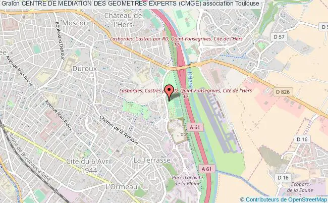 plan association Centre De Mediation Des Geometres Experts (cmge) Toulouse