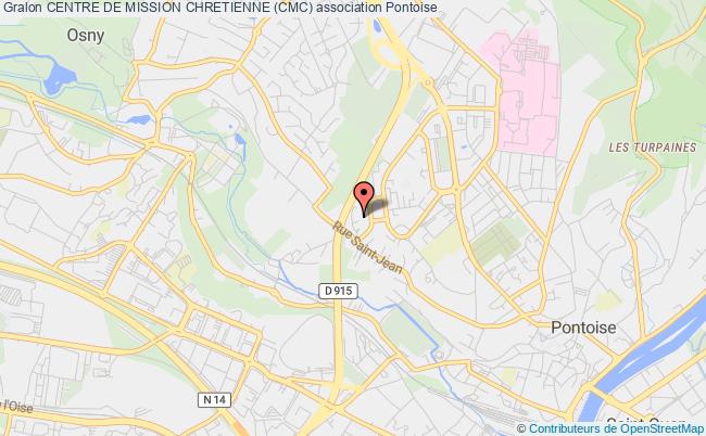 plan association Centre De Mission Chretienne (cmc) Pontoise