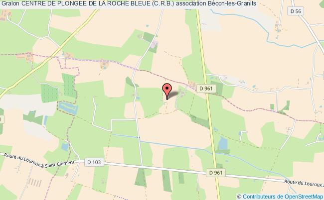 plan association Centre De Plongee De La Roche Bleue (c.r.b.) Bécon-les-Granits