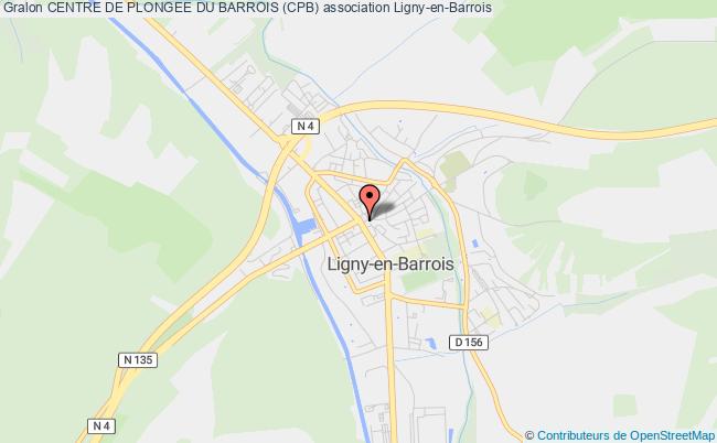 plan association Centre De Plongee Du Barrois (cpb) Ligny-en-Barrois