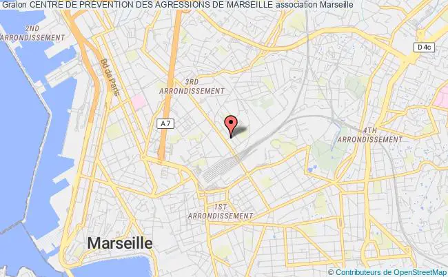 plan association Centre De PrÉvention Des Agressions De Marseille Marseille 3