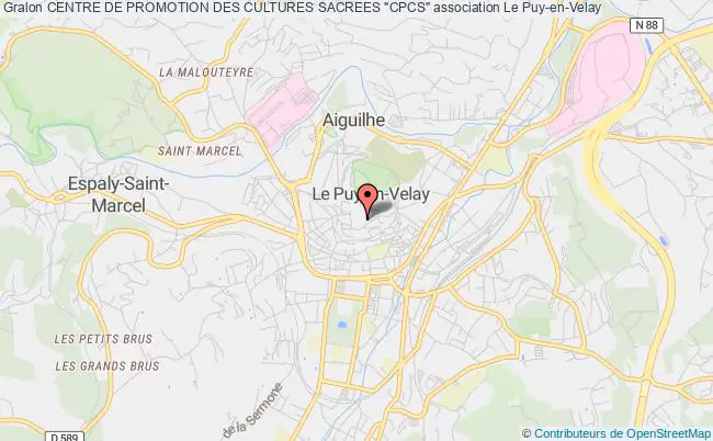 plan association Centre De Promotion Des Cultures Sacrees "cpcs" Le Puy-en-Velay