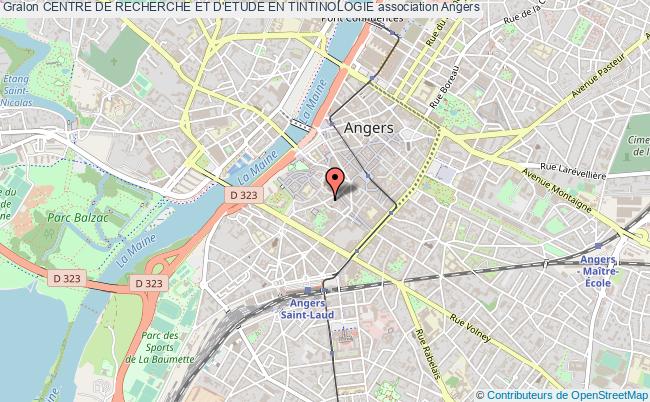 plan association Centre De Recherche Et D'etude En Tintinologie Angers