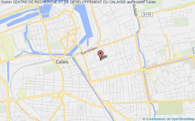plan association Centre De Recherche Et De Developpement Du Calaisis Calais