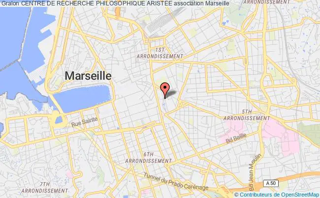 plan association Centre De Recherche Philosophique Aristee Marseille