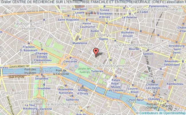 plan association Centre De Recherche Sur L?entreprise Familiale Et Entrepreneuriale (crefe) Paris