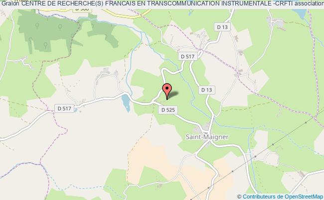CENTRE DE RECHERCHE(S) FRANCAIS EN TRANSCOMMUNICATION INSTRUMENTALE -CRFTI