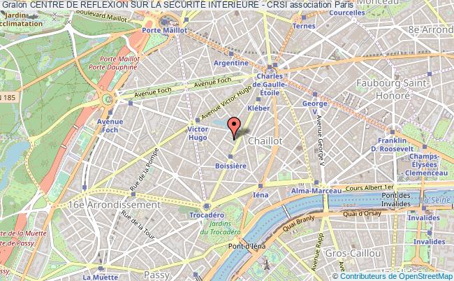 plan association Centre De Reflexion Sur La Securite Interieure - Crsi Paris