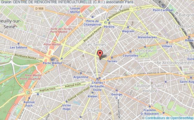 plan association Centre De Rencontre Interculturelle (c.r.i.) Paris