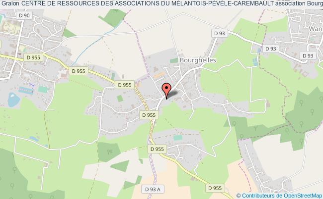 plan association Centre De Ressources Des Associations Du MÉlantois-pÉvÈle-carembault Bourghelles