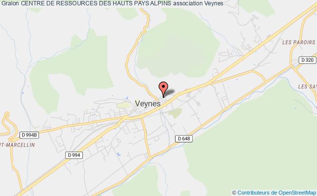 plan association Centre De Ressources Des Hauts Pays Alpins Veynes