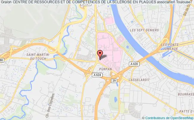 plan association Centre De Ressources Et De CompÉtences De La SclÉrose En Plaques Toulouse