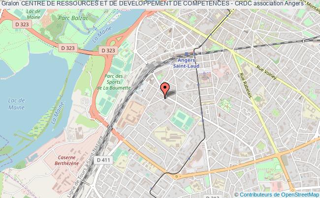 plan association Centre De Ressources Et De Developpement De Competences - Crdc Angers