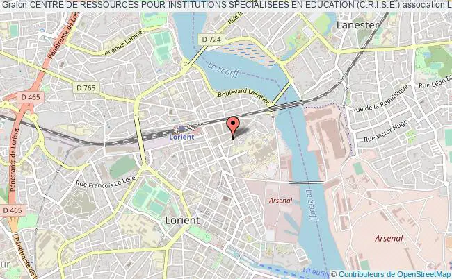plan association Centre De Ressources Pour Institutions Specialisees En Education (c.r.i.s.e.) Lorient