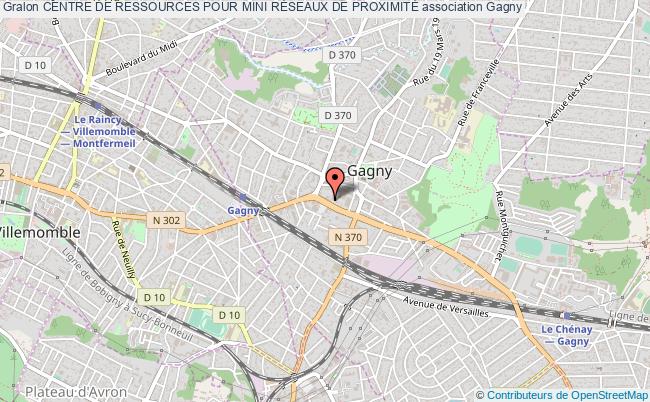 plan association Centre De Ressources Pour Mini RÉseaux De ProximitÉ Gagny