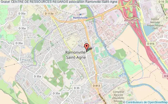 plan association Centre De Ressources Regards Ramonville-Saint-Agne
