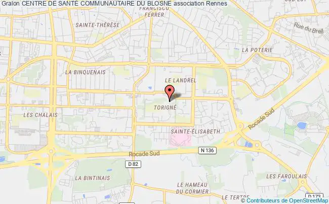 plan association Centre De SantÉ Communautaire Du Blosne Rennes