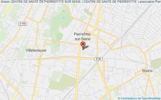 plan association Centre De SantÉ De Pierrefitte Sur Seine ( Centre De SantÉ De Pierrefitte ) Pierrefitte-sur-Seine