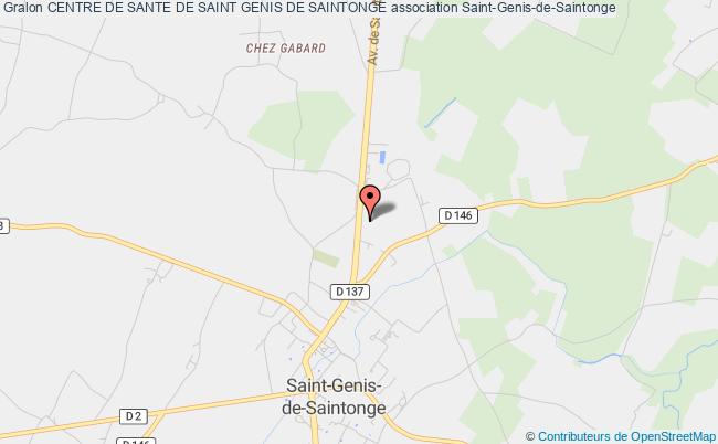 plan association Centre De Sante De Saint Genis De Saintonge Saint-Genis-de-Saintonge