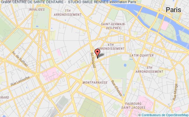 plan association Centre De Sante Dentaire -  Studio Smile Rennes Paris