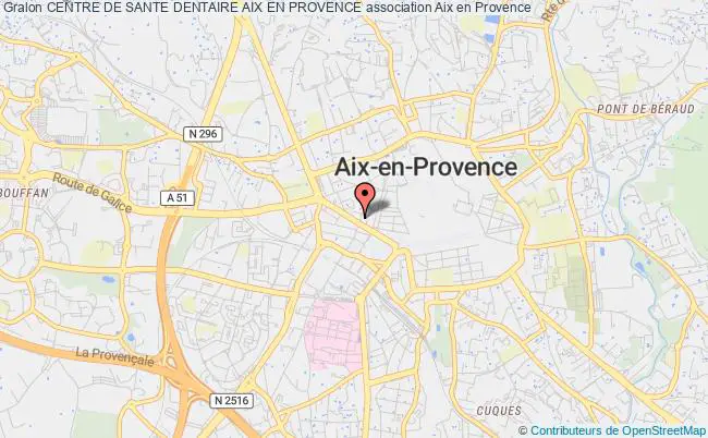 plan association Centre De Sante Dentaire Aix En Provence Aix-en-Provence