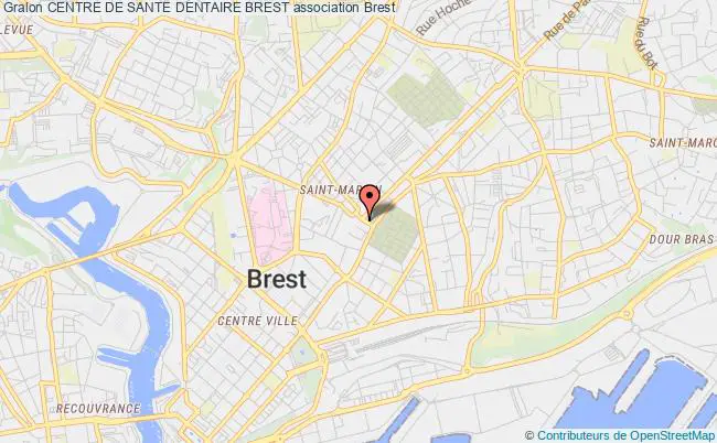 plan association Centre De Sante Dentaire Brest Brest