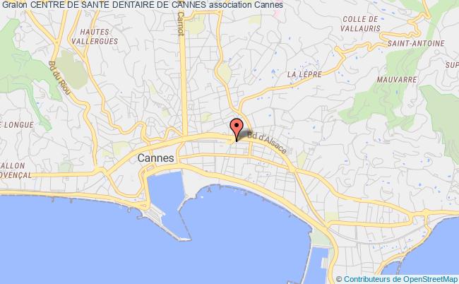 plan association Centre De Sante Dentaire De Cannes Cannes