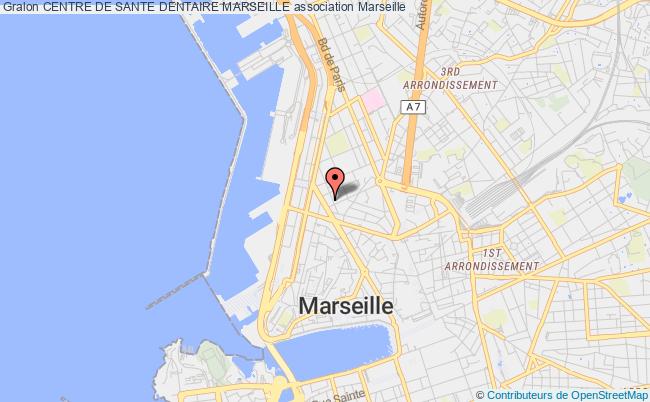 plan association Centre De Sante Dentaire Marseille Marseille 2