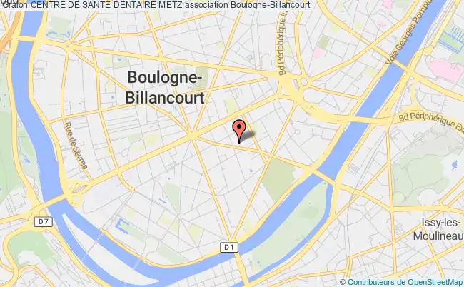 plan association Centre De Sante Dentaire Metz Boulogne-Billancourt