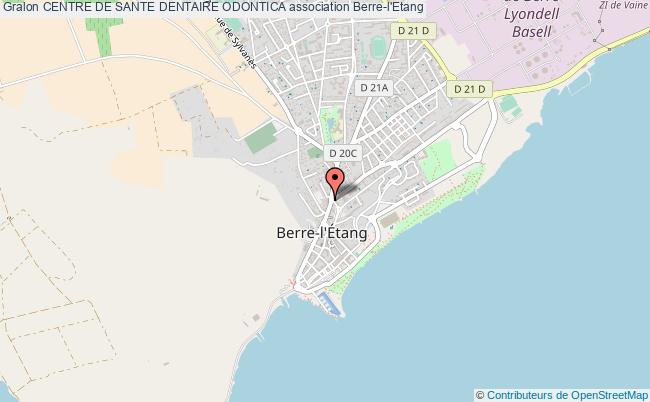 plan association Centre De Sante Dentaire Odontica Berre-l'Étang