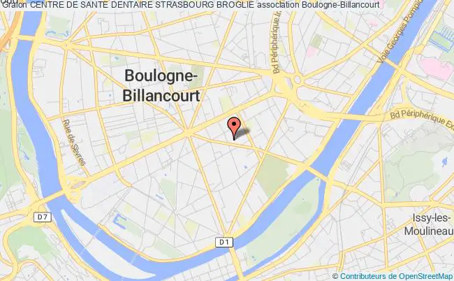 plan association Centre De Sante Dentaire Strasbourg Broglie Boulogne-Billancourt