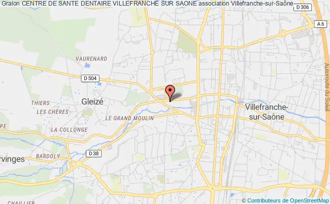 plan association Centre De Sante Dentaire Villefranche Sur Saone Villefranche-sur-Saône