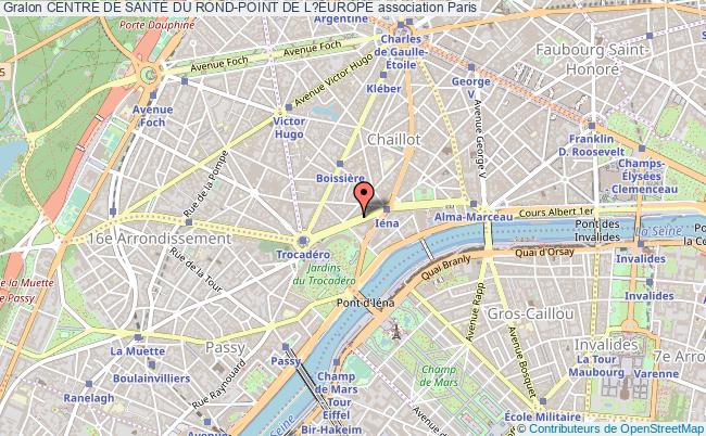 plan association Centre De SantÉ Du Rond-point De L?europe Paris