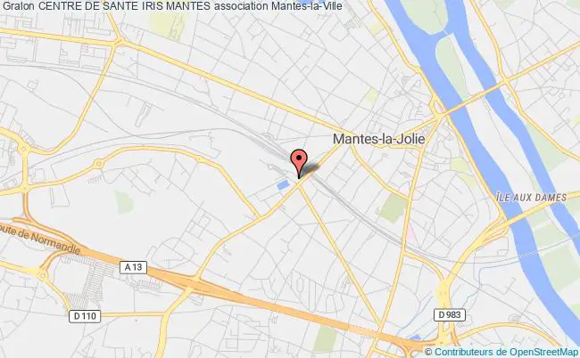 plan association Centre De Sante Iris Mantes Mantes-la-Ville